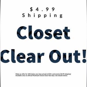 Lower price +$4.99 shipping every Friday & Sunday! like item & comment “REDUCE”